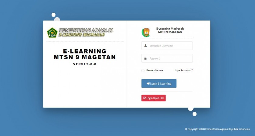 Panduan E-Learning Madrasah | E-Learning MTsN 9 Magetan